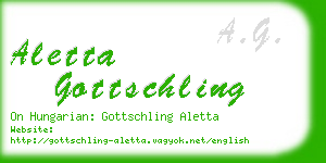 aletta gottschling business card